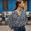 New Blouse ample Caisy - Marine Blouses & Chemisiers