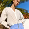 Outlet Blouse Bolia - Blanc Blouses & Chemisiers