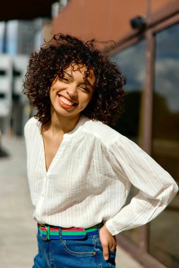 Sale Blouse Bolia - 10-blanc Blouses & Chemisiers