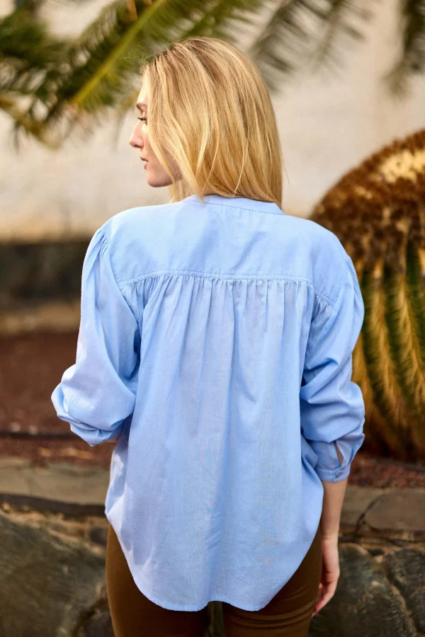 Clearance Blouse Bolia - Bleu Ciel Blouses & Chemisiers