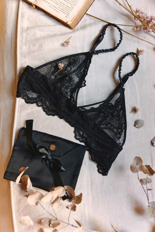 Sale Brassière Wila - Noir Ligne Nuit