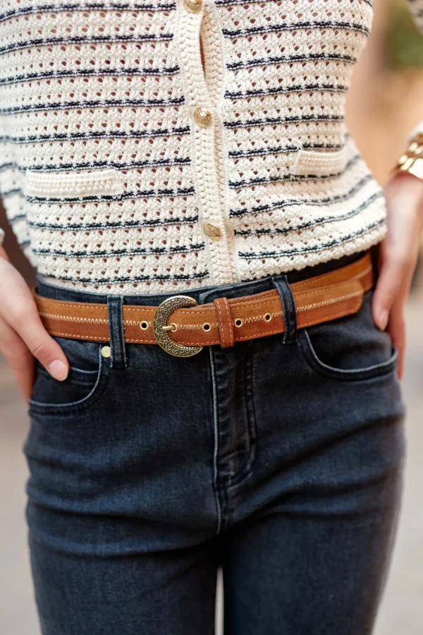 Clearance Ceinture Alan - Camel Ceintures