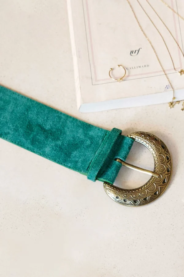 Best Ceinture cuir Vivian - Vert Ceintures