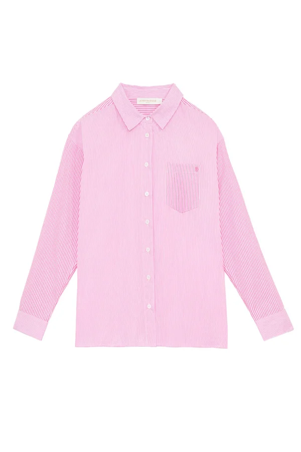 Clearance Chemise à rayures Coralia - Rose/Blanc Blouses & Chemisiers