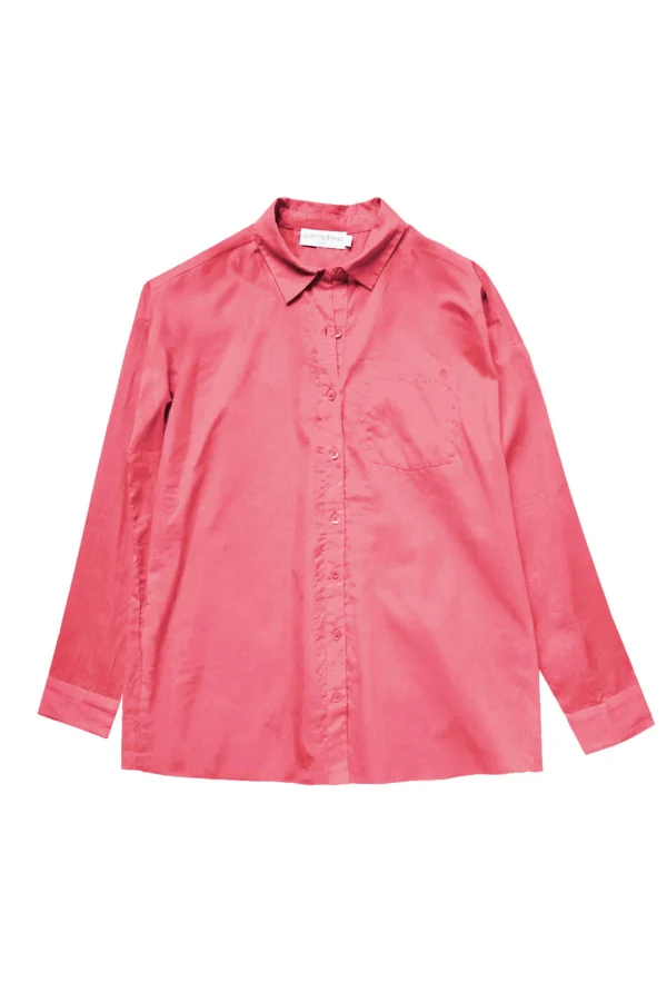 New Chemisier Coralia - Fraise Des Bois Blouses & Chemisiers