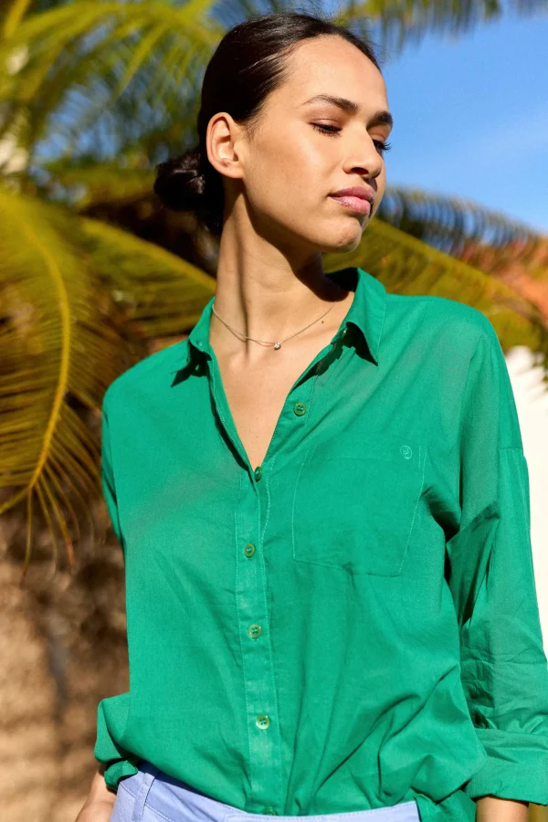 New Chemisier Coralia - Vert Gazon Blouses & Chemisiers