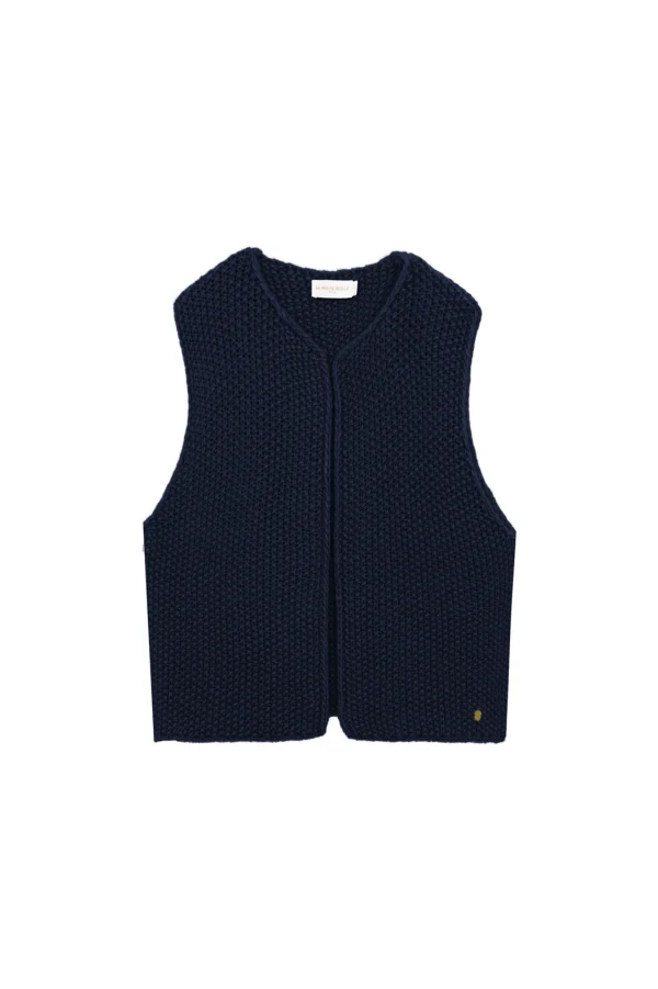 Best Gilet sans manches Crea - Marine Mailles