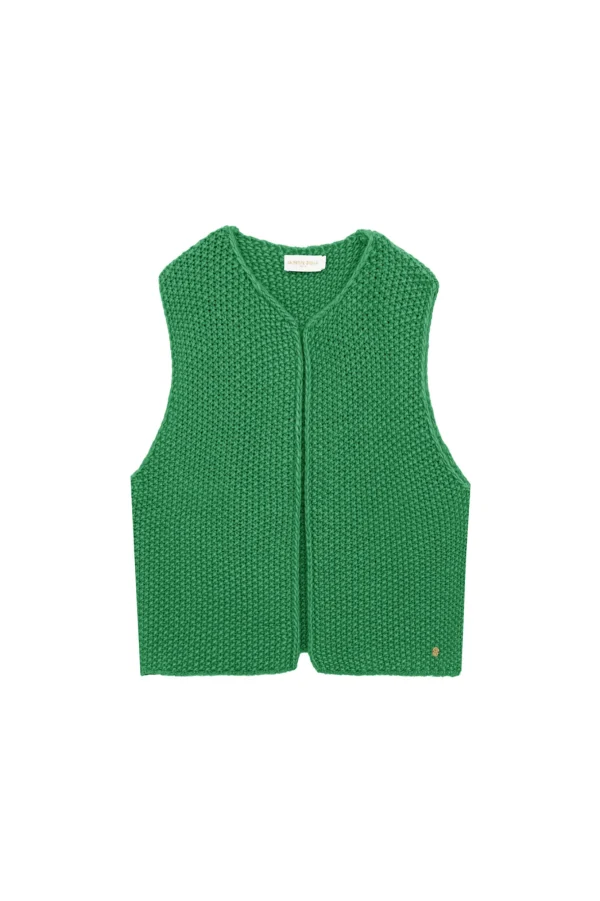 New Gilet sans manches Crea - Vert Mailles