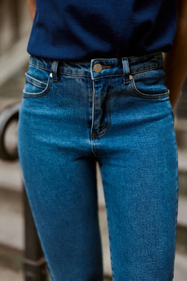 Outlet Jeans droit Brieg - Medium Stone Jeans