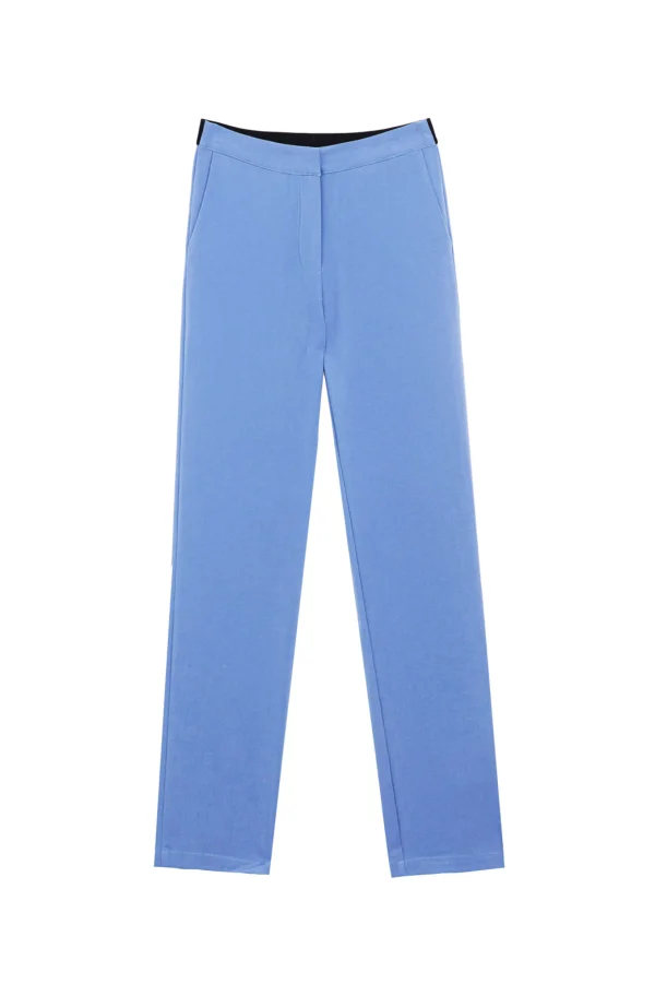 Clearance Pantalon cigarette Perry - Bleu Pantalons