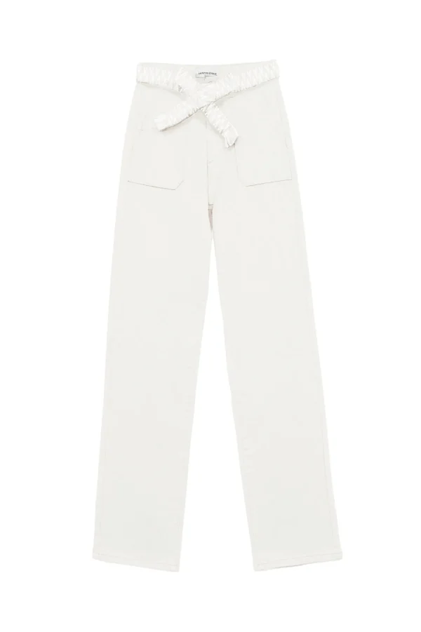 Clearance Pantalon droit Marisol - Blanc Pantalons