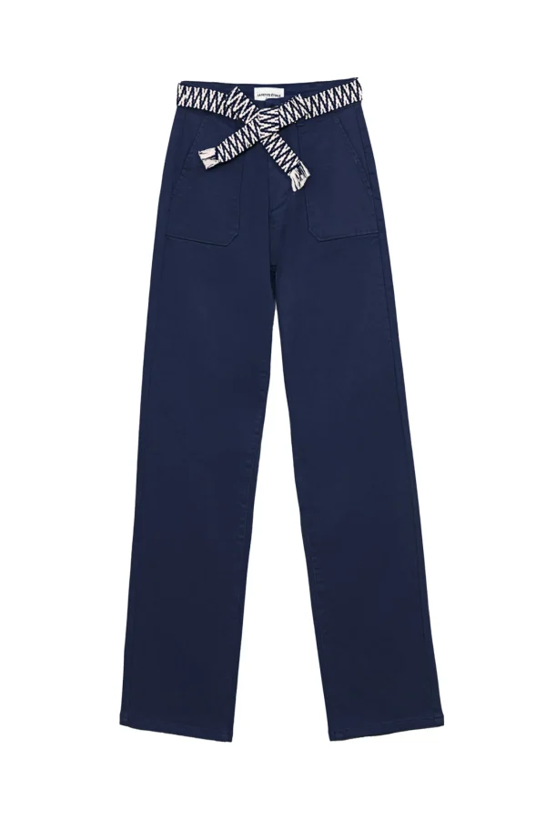 Online Pantalon droit Marisol - Marine Pantalons