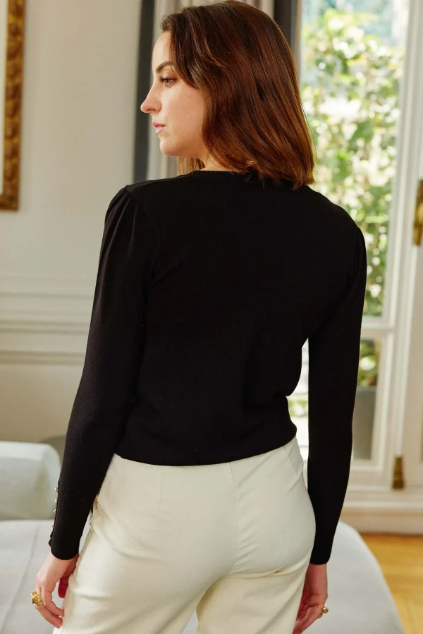 Sale Pull Beatrice - Noir Mailles