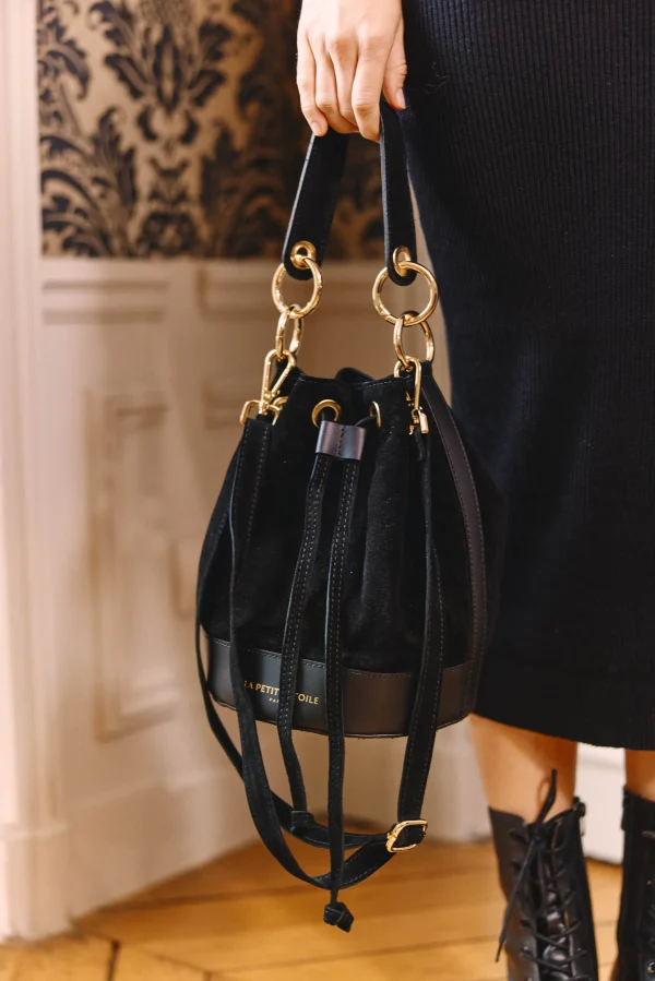 New Sac bourse Wood - Noir Sacs