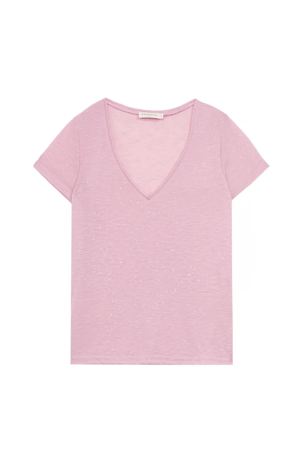 Online T-shirt col V Elvie - Vieux rose T-shirts & Tops