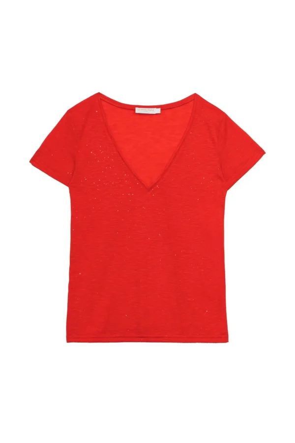 Outlet T-shirt Elvie - 50-rouge T-shirts & Tops