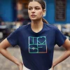 Fashion T-shirt imprimé Tilove - Marine T-shirts & Tops