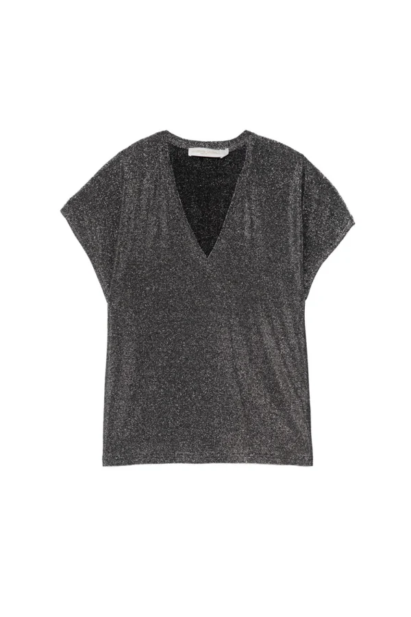 Outlet T-shirt Marcellina - 69-argent T-shirts & Tops