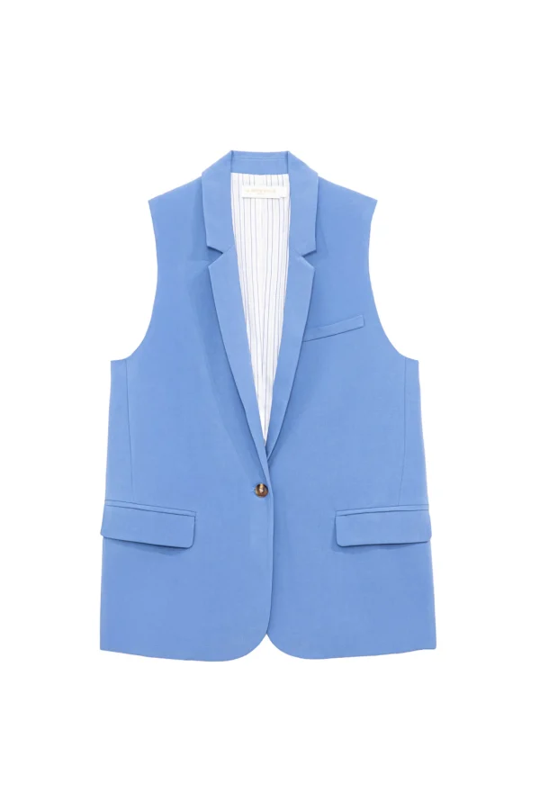 Online Veste sans manches Vidas - Bleu Vestes